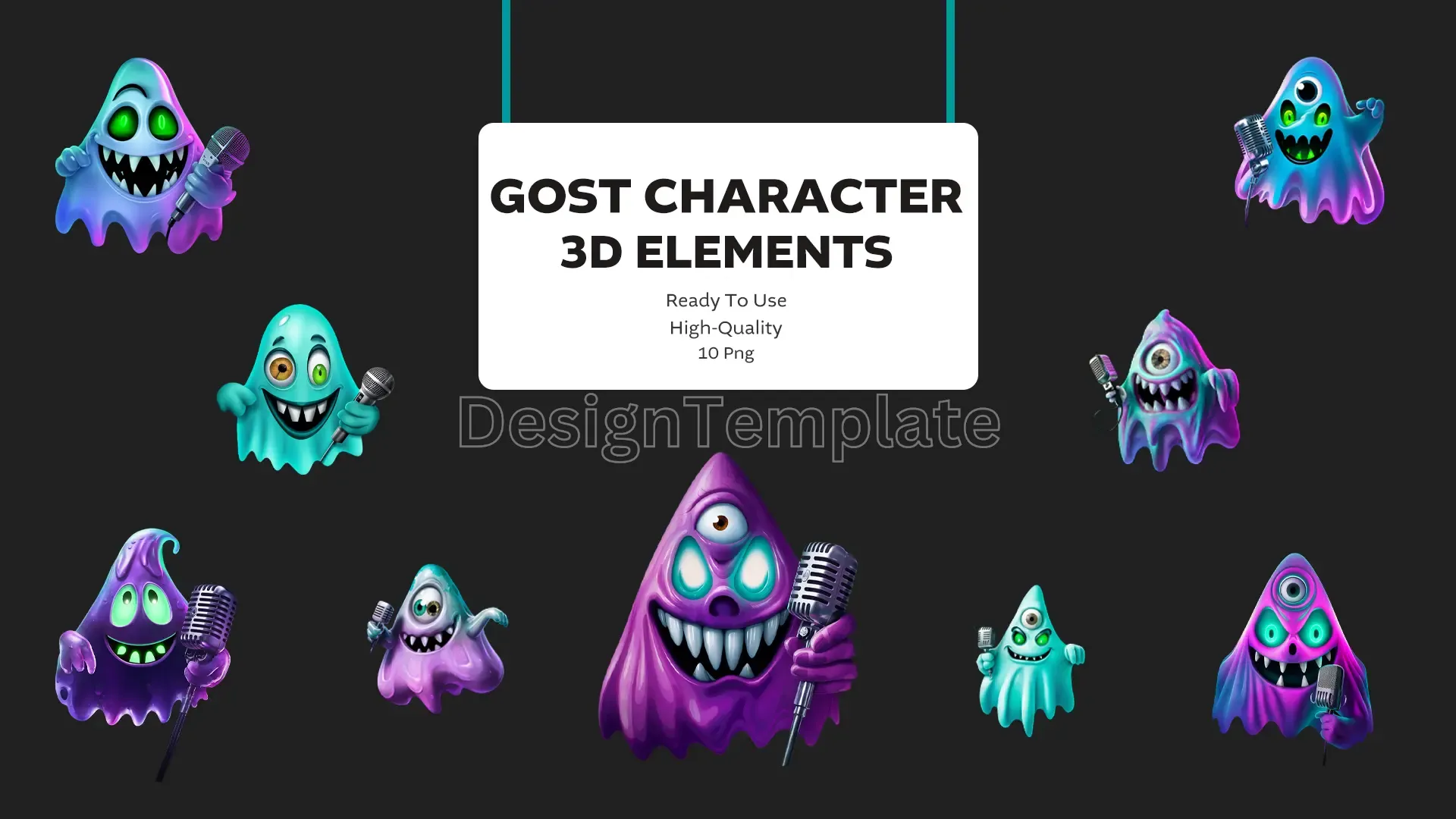 Phantom Features Exquisite 3D Ghost Elements